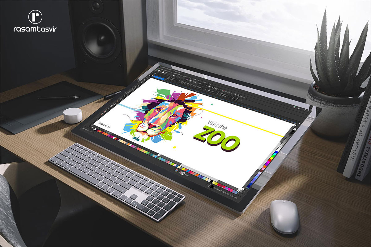 نرم افزار طراحی لوگو CorelDRAW